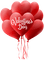 Kaz_Creations Heart,Valentine,Love,Balloon - δωρεάν png κινούμενο GIF