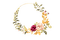 kikkapink deco vintage scrap flowers frame - bezmaksas png animēts GIF