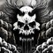 Gothic Skull Background - png gratis GIF animasi