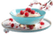 Vanilla Cream with Raspberries - png grátis Gif Animado