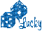 Lucky dice - GIF animé gratuit GIF animé