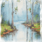 paysage  landscape lake - zadarmo png animovaný GIF