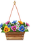 Blumenampel - darmowe png animowany gif