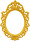 golden oval frame - gratis png geanimeerde GIF