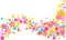 rainbow flower overlay deco - ücretsiz png animasyonlu GIF