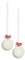 soave deco christmas ball black white red - безплатен png анимиран GIF