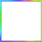 soave frame border vintage rainbow - PNG gratuit GIF animé