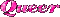 Queer pink glitter text - Nemokamas animacinis gif animuotas GIF