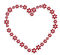 Frame red heart flowers - zdarma png animovaný GIF