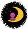 Moon - Nemokamas animacinis gif animuotas GIF