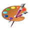 color brush palette paint painting paintinglounge - безплатен png анимиран GIF