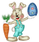 Kaz_Creations Easter Deco Bunny - bezmaksas png animēts GIF