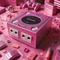 Pink Glittery Gamecube - png gratis GIF animasi
