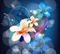 fleur bleu - kostenlos png Animiertes GIF