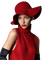 femme avec chapeau.Cheyenne63 - безплатен png анимиран GIF