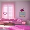 Pink Living Room with Hearts - gratis png geanimeerde GIF