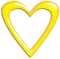 Heart.Frame.Glossy.Yellow - бесплатно png анимированный гифка