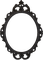 Kaz_Creations Gothic Oval Frame Deco