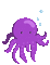 Sea Life Octopus - GIF animé gratuit GIF animé