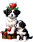 loly33 chien noël - PNG gratuit GIF animé