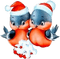 Birds Christmas - Bogusia - gratis png geanimeerde GIF