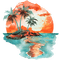♡§m3§♡ kawaii orange seaside tropical - Free PNG Animated GIF