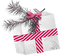 soave deco christmas gift box black white pink - zdarma png animovaný GIF