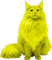 Cat-Yellow png - Bezmaksas animēts GIF