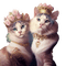 Cat fantasy - GIF animasi gratis