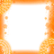 Flowers.Frame.Orange - ilmainen png animoitu GIF