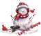 snowman winter hiver gif - Free animated GIF Animated GIF