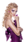 Femme violet (stamp clem27)