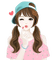 Lovely girl by Mellow - darmowe png animowany gif
