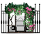 dolceluna deco spring flowers arch frame - png gratis GIF animado