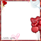 Valentine's.Cadre.Frame.Red.Victoriabea - PNG gratuit GIF animé