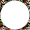 soave frame circle gothic halloween skull flowers - Free PNG Animated GIF