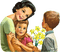 Mother and child bp - gratis png geanimeerde GIF