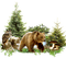 minou-Bear in Forest-björn i skogen - zadarmo png animovaný GIF
