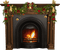 Noël.Christmas.Fireplace.Foyer.hearth.Victoriabea - ilmainen png animoitu GIF