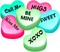 Candy.Hearts.Text.Blue.Green.Pink - ilmainen png animoitu GIF
