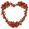 Red Roses.Cadre.Frame.Marco.Victoriabea - bezmaksas png animēts GIF