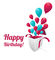 Kaz_Creations Deco Birthday Text Happy Birthday - ingyenes png animált GIF
