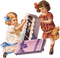 two little girls and box, Joyful226, Connie - Бесплатный анимированный гифка