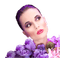 Kaz_Creations Woman Femme Purple Flowers