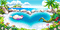 heart beach pixel - GIF animé gratuit GIF animé