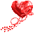 red heart - Darmowy animowany GIF animowany gif