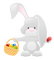 Kaz_Creations Easter Deco Bunny - png gratis GIF animado