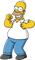 homer simpson - zadarmo png animovaný GIF