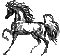 horse pinture - Бесплатный анимированный гифка анимированный гифка
