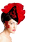 femme rouge - 免费PNG 动画 GIF